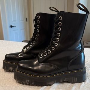 Dr. Martens Black Combat Boots